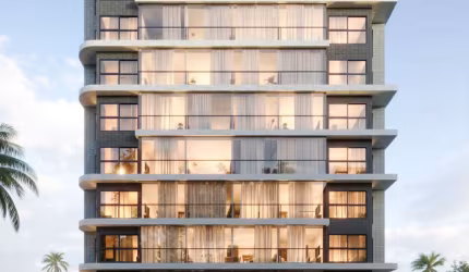 REF: LA020 - Lançamento, Flat à Venda, Cabedelo, Intermares, studio e 1 quarto