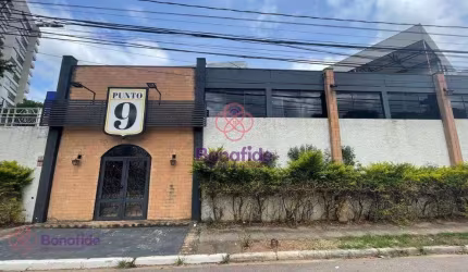 Salão comercial para VENDA localizado no bairro Jardim Paulista, em Jundiaí/SP.