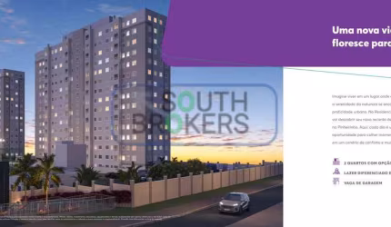 Lançamento no Pinheirinho - Apartamentos 2 quartos -  Residencial Callas