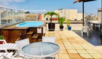 Cobertura à venda, Recreio dos Bandeirantes, Rio de Janeiro, RJ, Gleba A, 4 quartos (suítes), lavabo, área de serviço, 4 vagas, piscina, churrasqueira