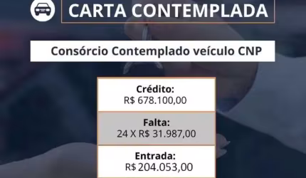 vendo carta de consórcio de Imóveis, cartas contempladas, apartamento,, Setor Oeste - Goiânia - GO