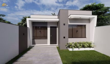 CASA LINEAR COM 2 QUARTOS A VENDA NO CHÁCARA MARILÉA EM RIO DAS OSTRAS RJ