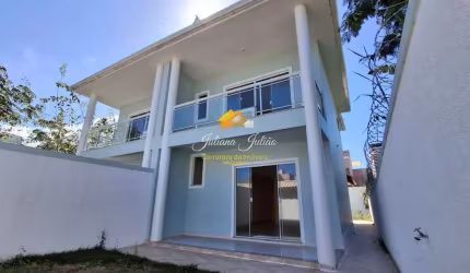 CASA DUPLEX 4 QUARTOS SENDO 1 SUÍTE A VENDA NO BAIRRO JARDIM BELA VISTA EM RIO DAS OSTRAS RJ