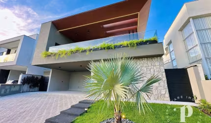 Casa Exclusiva com 4 Suítes, Rooftop e Vista para o Pôr do Sol - Alphaville 4 - Votorantim/SP