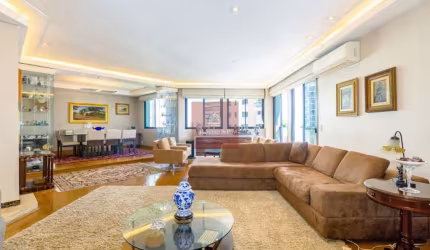 Apartamento 200m², hall privativo lareira, 3 suítes, 3 vagas no Campo Belo.
