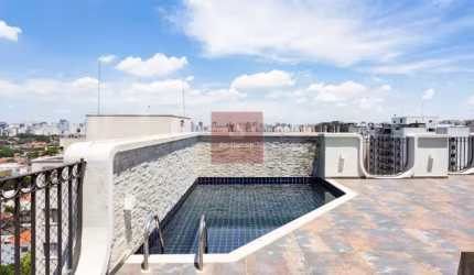 Cobertura c/ 182,30m², 2 dormitórios sendo 1 suíte.