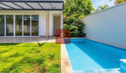 LINDA CASA PARA LOCAÇÃO EM CONDOMÍNIO 424M 4SUÍTES 4VAGAS DE GARAGEM COM PISCINA