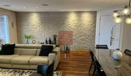 Totalmente Mobiliado! 3 suítes, 3 vagas e com 118m² - Campo Belo