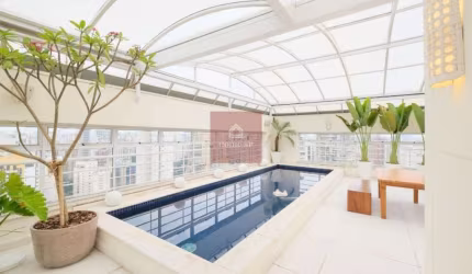 Linda cobertura duplex com vista aberta para o Parque Ibirapuera 4 quartos, 649.3m², 8 vagas.