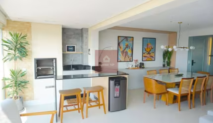 Apartamento 123m² com 3 Suítes, Varanda Gourmet e 2 Vagas | Vila Mascote, SP