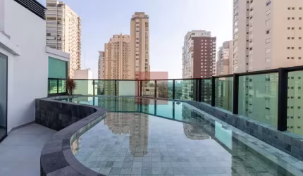 Magnífica cobertura duplex com projeto exclusivo e inovador em excelente localização no Campo Belo