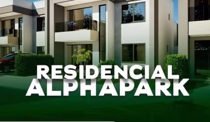 RESIDENCIAL ALPHAPARK LINDAS CASAS DE 4/4 AO LADO DO ALPHAVILLE