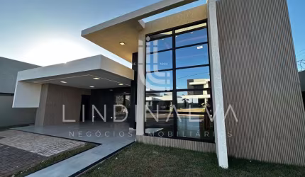 Casa recém construída e automatizada no Condominio Villa Firenze, com 3 suítes
