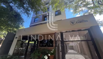 Apartamento no Villa Fomm, com suíte e sacada com churrasqueira