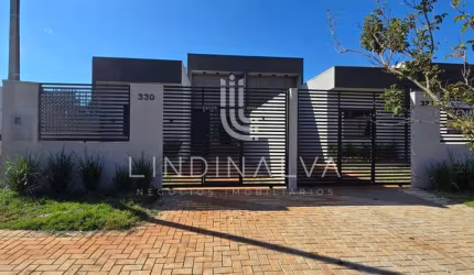 Casa nova com 2 suítes, espaço gourmet no Jardim Fenícia em Foz do Iguaçu