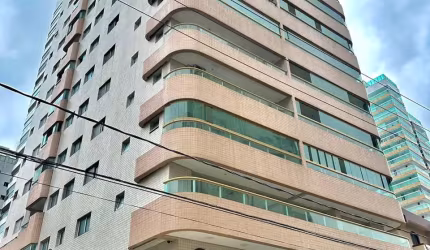 Apartamento em Praia grande Tupi com 01 dormitório a 100 metros da Praia