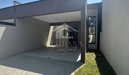Casa Nova com 03 dormitórios sendo 01 Suíte à venda, Cidade Jardim, São José dos Pinhais, PR