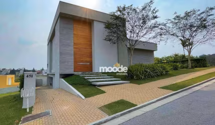 Casa à venda com 4 Quartos no Alphaville GV - 4 suítes. Moderna impecável, piscina, gourmet e vista!