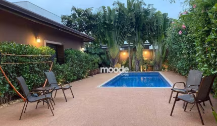Casa à venda com 3 Quartos no Cond. Vintage - 3 suítes. Térrea com piscina e área gourmet!