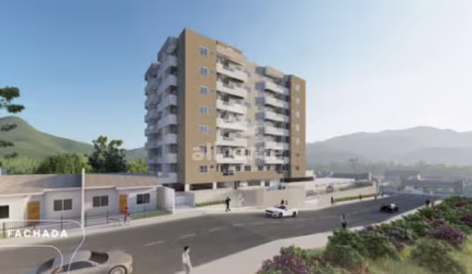 Apartamento de 2 dormitórios com suíte, sacada com churrasqueira em Areias - São José - SC