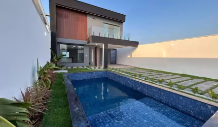 Casa Duplex Nova com Piscina Privativa 4 Suítes no Araçagy, São José de Ribamar MA- Imperdível!