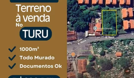 Terreno de 1.000 m² à Venda  Rua Nova, Início da Estrada do Parque Vitória  Turu, São Luis MA
