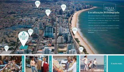 Apartamento com 2 dormitórios à venda, 56 m² por R$ 725.000 - Praia de Itaparica - Vila Velha/ES