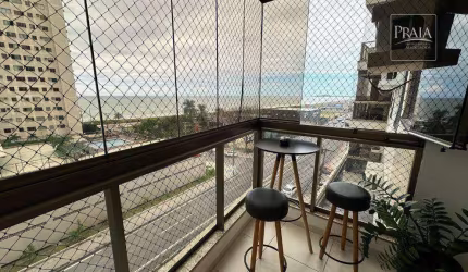 Porteira fechada com vista para o mar e lazer completo