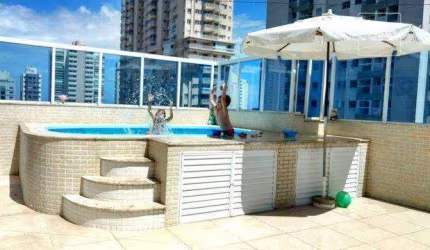 Cobertura com 5 dormitórios à venda, 244 m² por R$ 1.490.000,00 - Praia de Itaparica - Vila Velha/ES