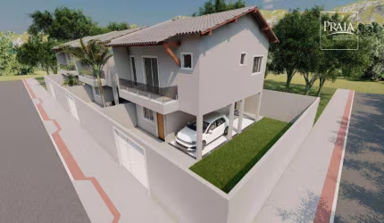Casa Duplex 3/4 com suíte e varanda e acabamento de alto padrão, A 800m da Praia de Jacaraípe – Jardim Atlântico, Serra/ES