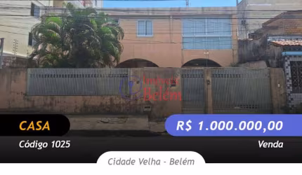 Imóveis Belém vende casa para na Cidade Velha.