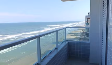 Apartamento 3 dormitórios frente mar Mongaguá !!!!