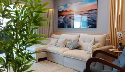 Apartamento Alto Padrão decorado e mobiliado 4 suítes no centro de Mongaguá!!!