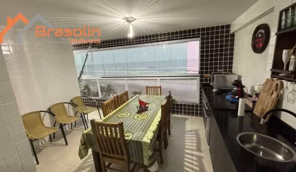Apartamento 2 dormitórios vista total mar, Vila Anhanguera - Mongaguá/SP