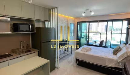 ART STUDIO - 30M² - VISTA MAR - PORTEIRA FECHADA - ARMAÇÃO