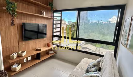 BLUE BARRA - QUARTO E SALA - 27M² - ANDAR ALTO