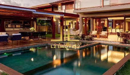 MANSÃO DE LUXO - 6 QUARTOS COM 5 SUÍTES - PRAIA DO FORTE