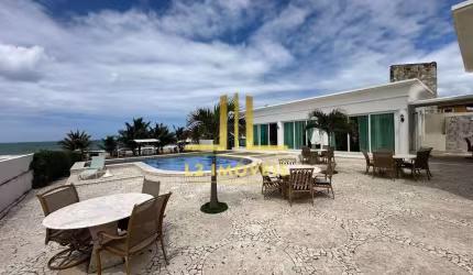 CASA DUPLEX - 6 QUARTOS SENDO 5 SUÍTES - VISTA MAR - PORTEIRA FECHADA -  LAURO DE FREITAS