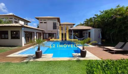 CASA LUXUOSA - 4 SUÍTES - PORTEIRA FECHADA - MATA DE SÃO JOÃO