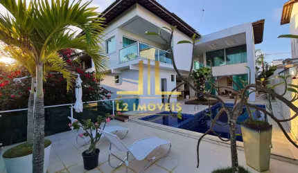 CASA ALTO PADRÃO - 5 QUARTOS COM 4 SUÍTES - VILAS DO ATLÂNTICO - PORTEIRA FECHADA