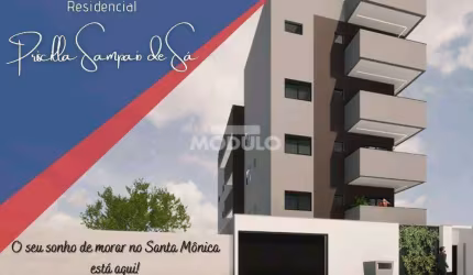 APARTAMENTO à venda, 2 quartos, 1 suíte, 1 vaga, Santa Mônica - Uberlândia/MG