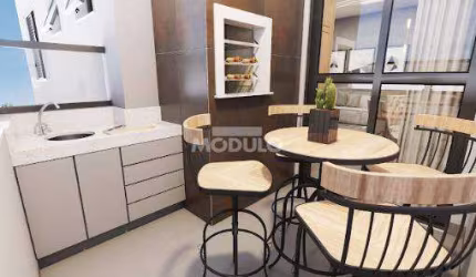 APARTAMENTO à venda, 2 quartos, 1 suíte, 2 vagas, Santa Mônica - Uberlândia/MG