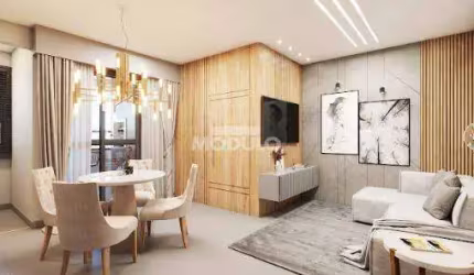APARTAMENTO à venda, 2 quartos, 1 suíte, 2 vagas, Santa Mônica - Uberlândia/MG