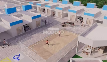 CASA DE CONDOMÍNIO à venda, 2 quartos, 1 vaga, LOTEAMENTO RESIDENCIAL PEQUIS - Uberlândia/MG
