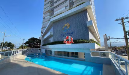 Apartamento com 1 dormitório à venda, 58 m² por R$ 477.000,00 - Maracanã - Praia Grande/SP