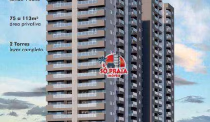 Apartamento à venda, 76 m² por R$ 509.000,00 - Centro - Mongaguá/SP