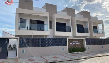 Sobrado com 2 dormitórios à venda, 73 m² por R$ 330.700,00 - Vera Cruz - Mongaguá/SP