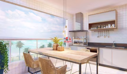 Apartamento à venda, 79 m² por R$ 450.000,00 - Vila Atlântica - Mongaguá/SP