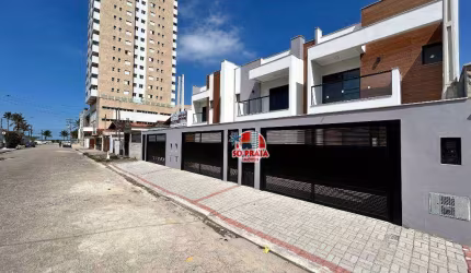 Sobrado com 3 dormitórios à venda, 139 m² por R$ 855.000,00 - Jardim Aguapeu - Mongaguá/SP