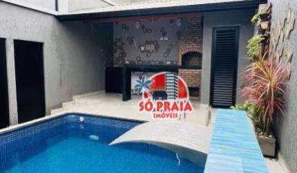 Sobrado com 2 dormitórios à venda, 60 m² por R$ 360.000,00 - Balneário Pires - Praia Grande/SP